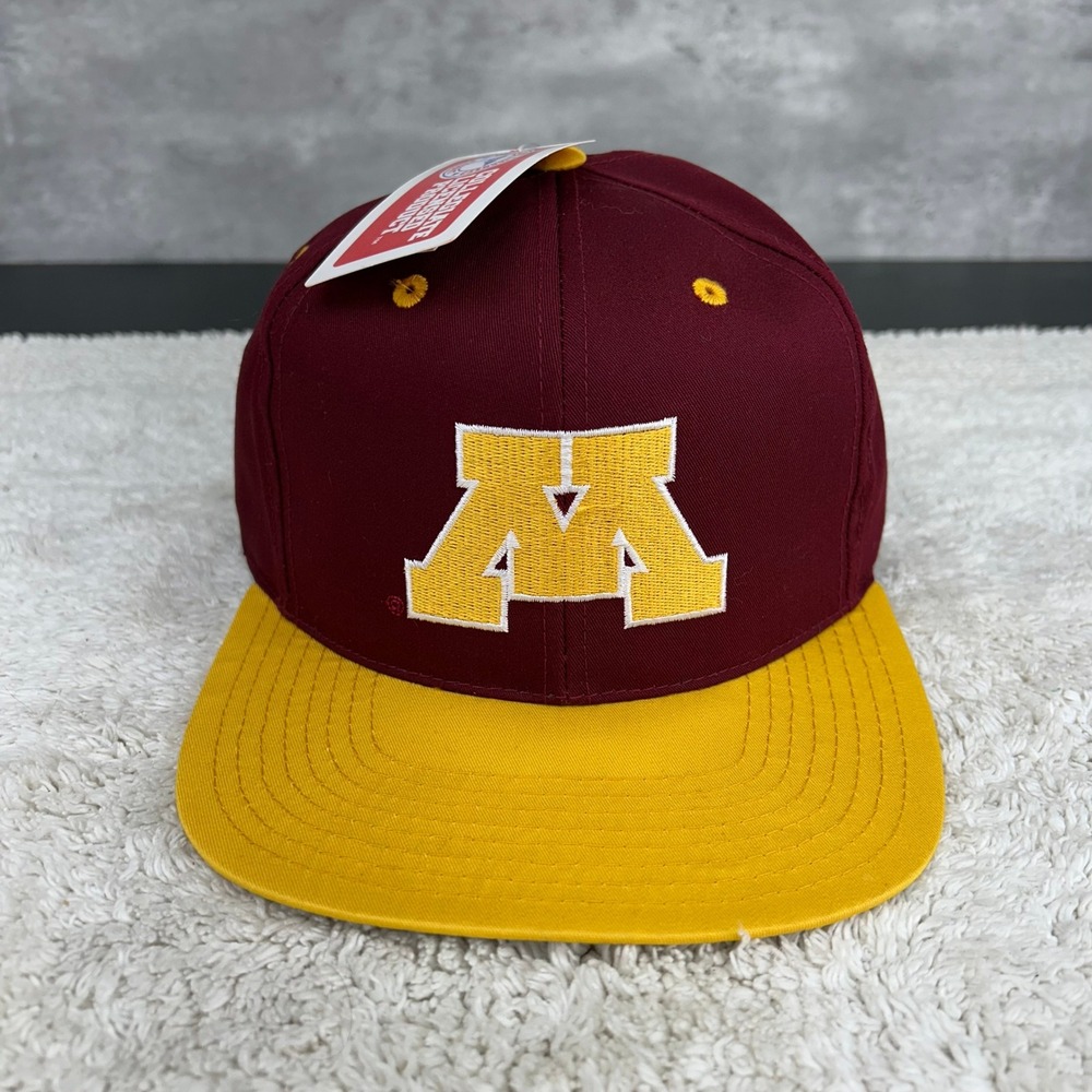 Vintage Minnesota Golden Gophers Snapback Hat‎ OSFA Deadstock NCAA Cap Football